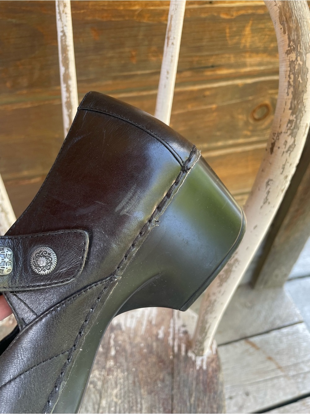 Women's Tandy Black Leather Mary Jane Heels - Picture 2 of 10